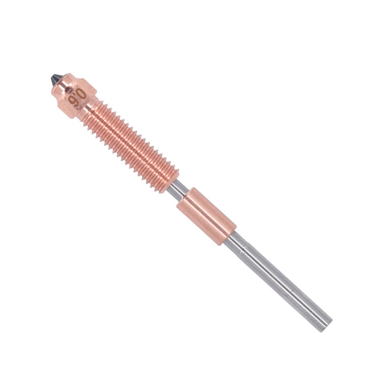 All Metal Integrated Printer Nozzle 30mm³/s Flow 600mm/s 0.6mm 3D