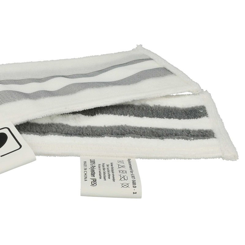 vhbw 2 x Mop Covers Compatible with Kärcher SC 3