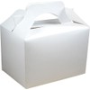 Diamante Crafts 10 Party Boxes Solid Colour Plain Cardboard Lunch