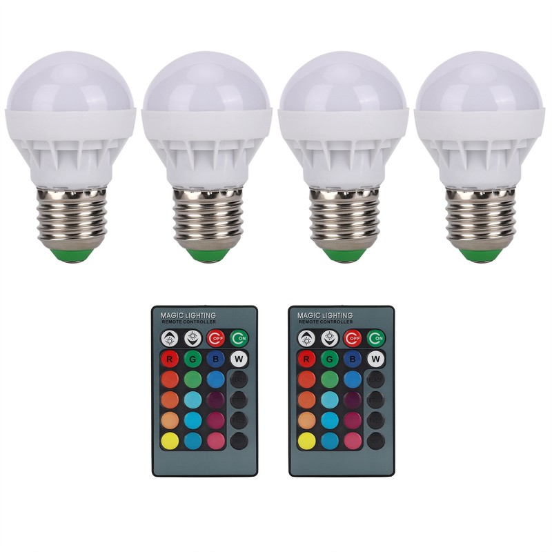E27 RGB Color Changing Light Bulbs 40W LED Light Bulb
