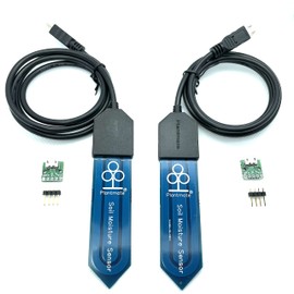 Plantmate Capacitive Soil Moisture Sensor 3.3V Compatible with Arduino (2-PAC)