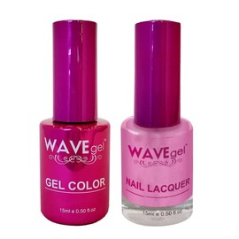 WAVEGEL Soak-Off Gel & Nail Lacquer Matching Duo Set - Princess Collection - #75 I Am Her I 0.5 Oz