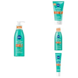 NIVEA. Derma Skin Clear Gel Limpiador 150 ml  Derma Skin Clear Exfoliante 150 ml  Derma Skin Clear Tónico 200 ml  Derma Skin Clear Peeling Exfoliante 