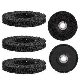 5Pcs 100mm Poly Strip Wheels, Angle Grinder Wheels Paint Rust Removal Discs for Angel Grinders Surface Polishing