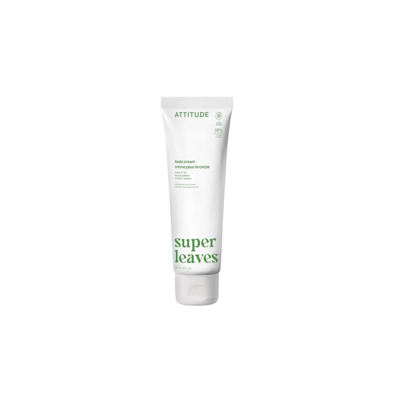 ATTITUDE Attitude Natural Nourishing Body Cream: EWG Verified, Hypoallergenic &