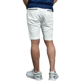 Common Golf CG-NF151 Men's Golf Pants, Stretch Golf Shorts, Half Pants, Cool to Touch, Super Stretch, Shorts, Shorts, Spring/Summer, Spring, white (off-white)