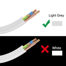 UK Cloverleaf 3 Pin Power Cable For Laptop chargers 2M, Mains Power Cord lead For PC, Scanners, Printers, TV Power Cable