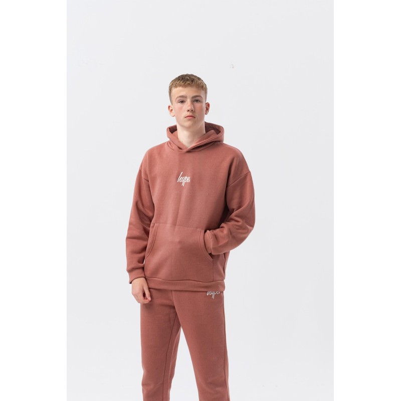 Hype Unisex Kid's Mauve Tracksuit, 11-12 años