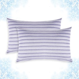 Cooling Pillow Case Covers Only,King Size Set of 2 with Double Sided Cold,Moisture Wicking Pillowcases with Hidden Zipper Japanese Cold Tech Pillow Case Protectors for HotSleepers and NightSweats