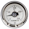 Daytona 93339 Motorcycle Oil Thermometer with Dip Stick, Chrome Plating,