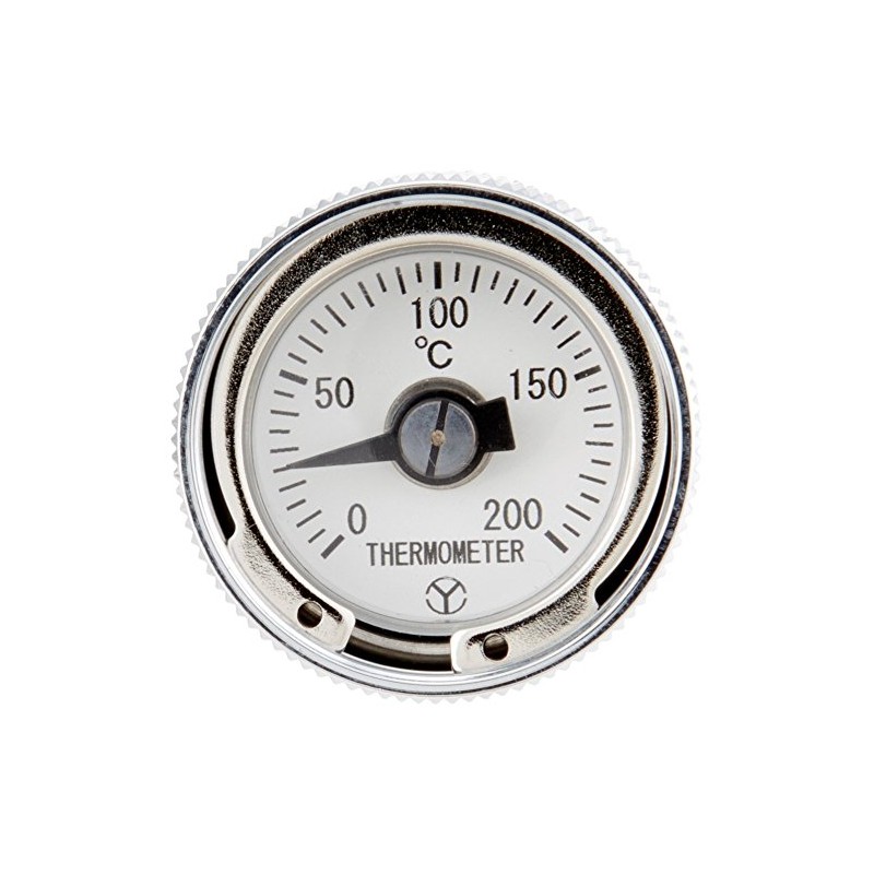 Daytona 93339 Motorcycle Oil Thermometer with Dip Stick, Chrome Plating,