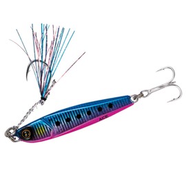 Hayabusa FS415 Jack Eye Ace Metal Jig, 1.1 oz. (30 g), #2 UV Blue-Pink Sardine FS415
