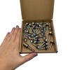 Pack of 30 Self Tapping Zinc Plated Steel Screws DIN