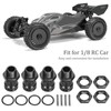 flexman Set of 4 Wheel Hex Hub, Aluminium Alloy RC