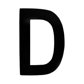 Architectural Mailboxes 3582B-D House Letter, 4 inch, Black