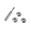 Namvo Manual Tracing Wheel And Crimping Wheel Leather Spacer Tool,