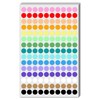 9000 Pack - 10mm Coloured Dot Stickers, Sticky Dots Labels