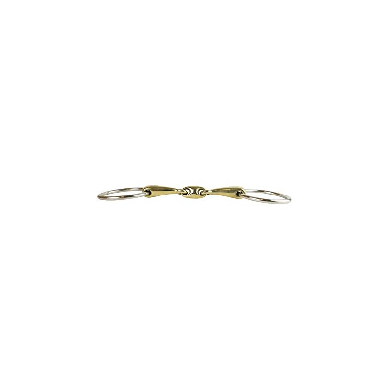 AK Loose Ring Lozenge with Angled Shape in German Silver