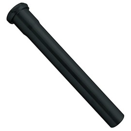 Westbrass A423-62 1-1/2" x 12" Slip Joint Extension Tube, Matte Black