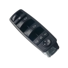 Frankberg Window Regulator Switch Switch Unit Front Left for X164 X166 W251 V251 2006-2019, 3-Way, Black, Manual, Electric Motor