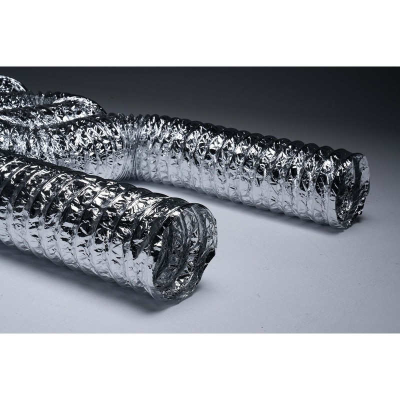HVAC Premium 4'' Inch Aluminum Hose Flexible Air Duct Pipe