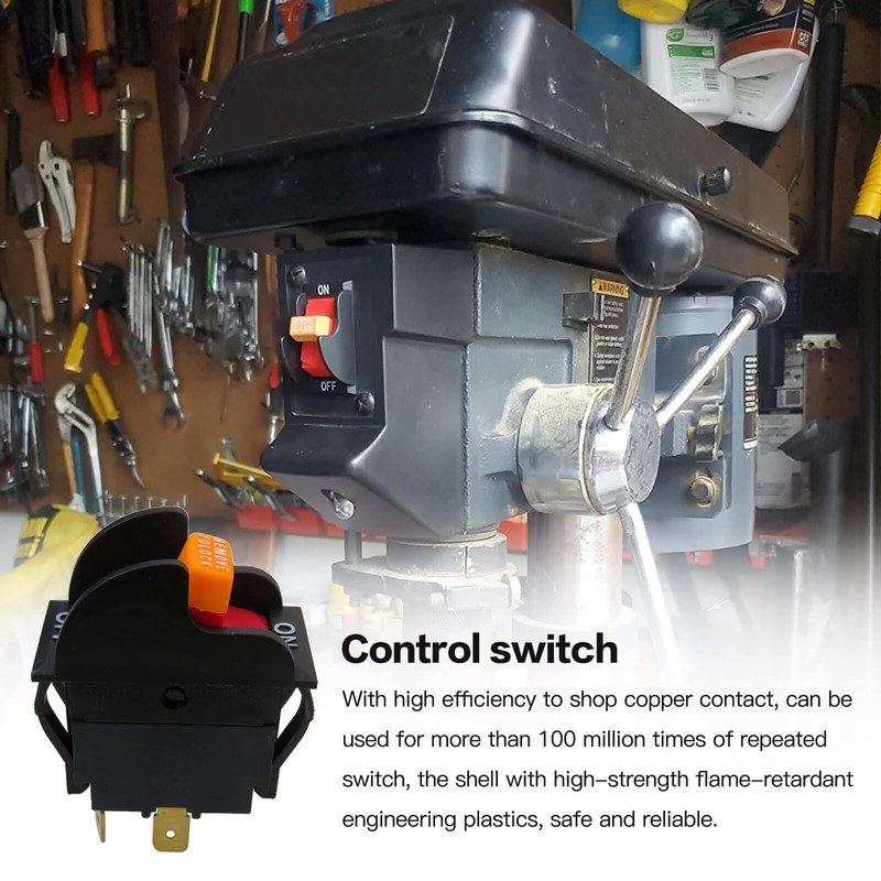 Replacement Table Saw On-Off Toggle Switch Compatible with Delta TS350