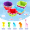 WSmelon Silicone Lunch Box Dividers for kids,24 pcs Bento Box