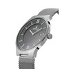 Orphelia Serendipity Men's Analogue Watch, Mesh/Silver/Grey, Classic, minimalist