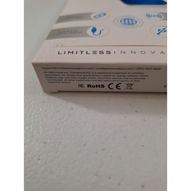 ChargeHubGO+ 5000 mAh All-in-One Charging Solution with Wireless Charging Pad