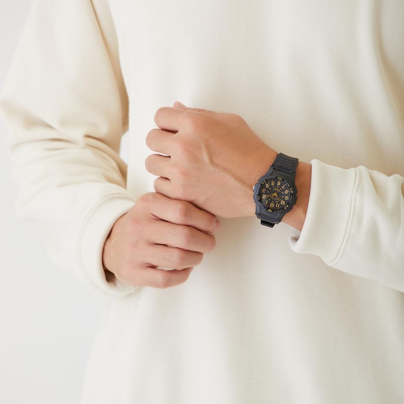 Citizen Q&Q Men's Wristwatch, Analog, Waterproof, Urethane Strap, Black