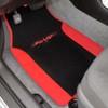 BDK Red Floor Mats for Cars - Black & Red