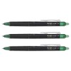 PILOT 3 x Erasable Frixion Dot Clicker Rollerball Pen Fine