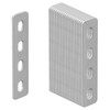 GBGS 20 Pcs 4-1/4" Adjustable Mending Plate,Slotted Flat Straight Plate,Stainless