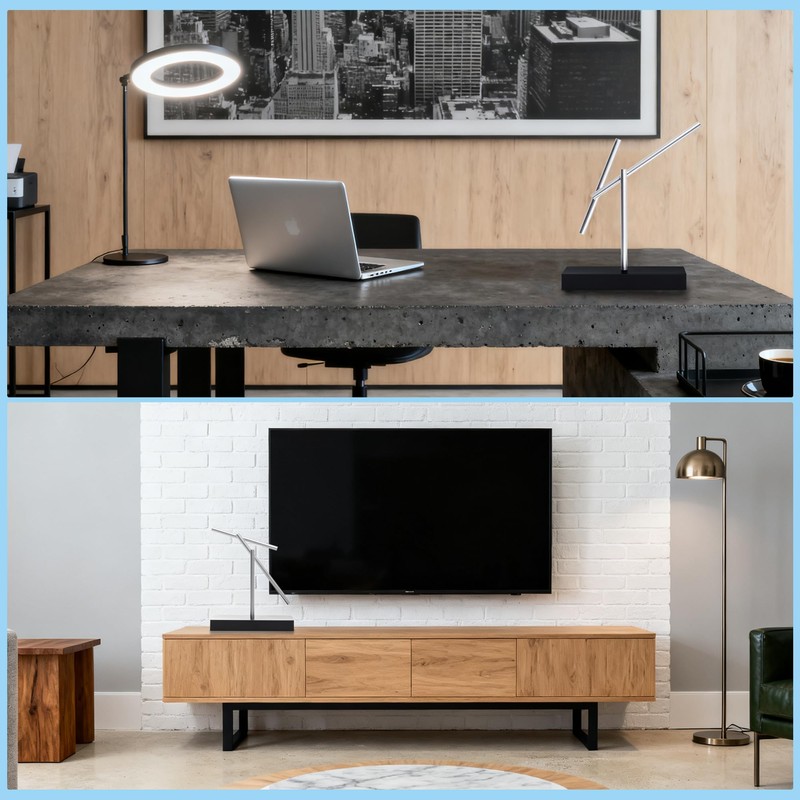CulinaryEdge Kinetic Energy Sculpture Sticks – Battery Powered Motion Desk