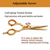 Professional 5.5 inch Hair Cutting Scissors Thinning Shears Set Sharpend