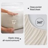 BEDELITE Flannel Sheets King Size White - Super Soft Fleece
