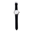 Men Quartz Watch Double Calendar Accurate Time PU Leather Strap