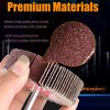 Mixiflor 20 Pcs 5 Sizes 60/80/120/240 Grits Abrasive Flap Wheel