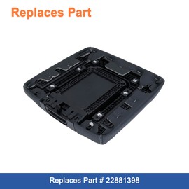 YOUYIEN Front Seat Center Console Armrest Lid(Black).Replaces Part # 22881398.Compatible with 2014-2019 Chevy Silverado GMC Sierra 1500 2500HD 3500HD