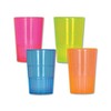Club Pack of 96 Vibrantly Colored Shot Drinking Glasses 1.5