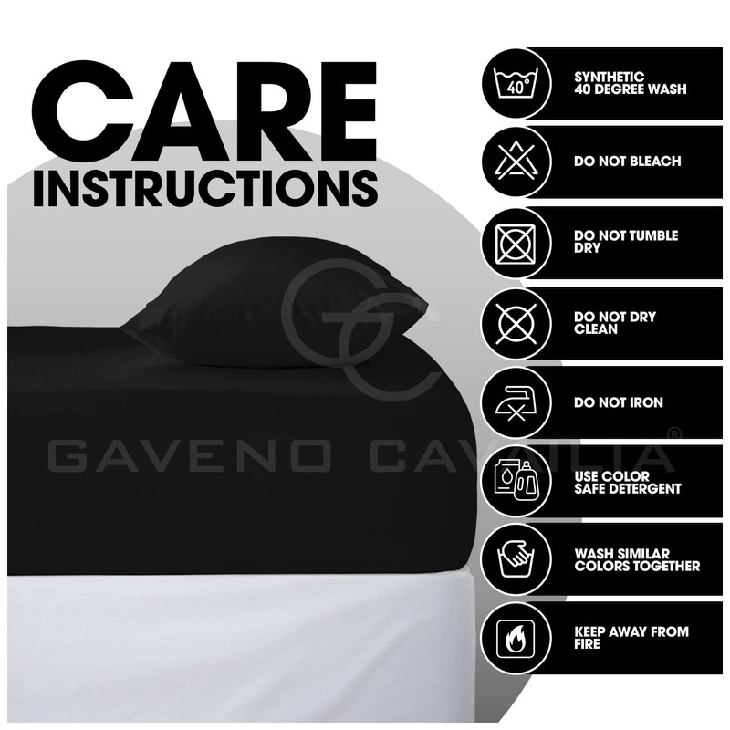 Microfiber Pillow Cases 2 Pack - Plain Dyed Housewife Pillowcases