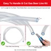 FERRODAY 10 FT 3/16 Beer Line Tubing & 5/16 CO2