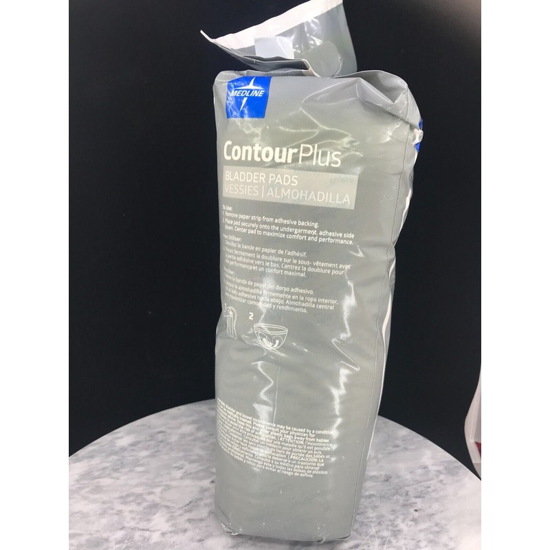 Medline Contour Plus Bladder Pads, Pack Of 28 Count Med