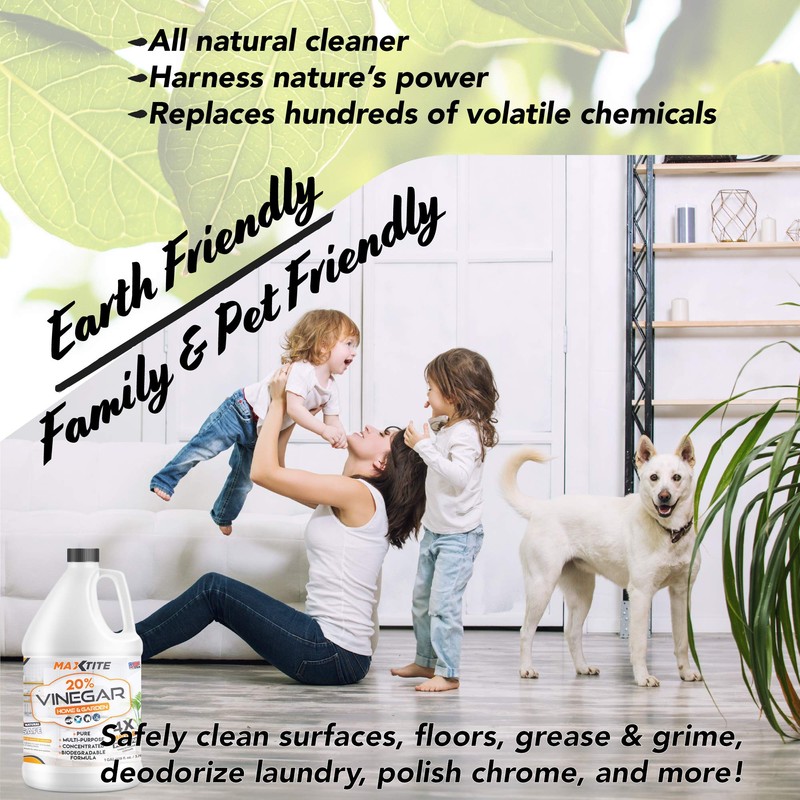 MaxTite High-Strength 20% Vinegar for Home & Garden Cleaning (1