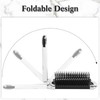 Nuenen 4 Pcs Folding Hair Brush with Mirror Portable Mini