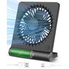 Tevelecin Small Desk Fan,Rechargeable USB Fan Battery Operated,Ultra Quiet, Strong