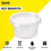 Zuvo Plastic Sauce Containers with Lids - 04 OZ (50