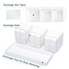 D'vine Dev Herb Garden Planter Set, Plastic Plant Pots with