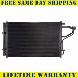 SunbeltRadiators New AC Condenser For 2011-2013 Hyundai Elantra Elantra GT 1.8L