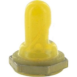 APM Hexseal N1030 30, Boot, Full Toggle Switch, 15/32-32, Silicone Rubber, ID .219, Yellow